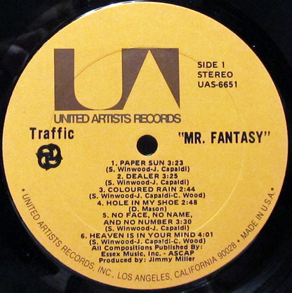 Traffic : Mr. Fantasy (LP, Album, RP, Ter)