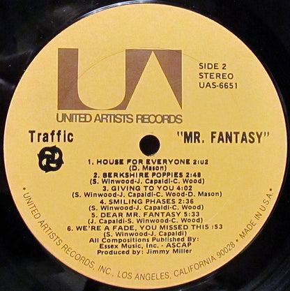 Traffic : Mr. Fantasy (LP, Album, RP, Ter)