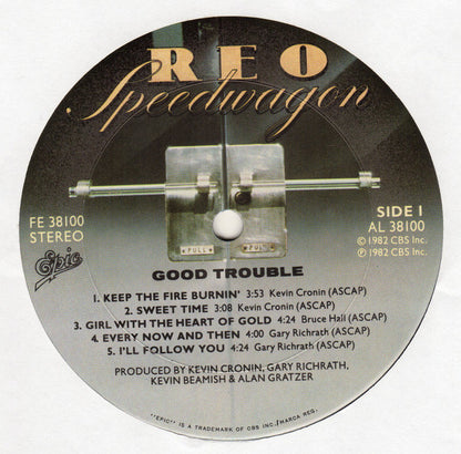 REO Speedwagon : Good Trouble (LP, Album, Pit)