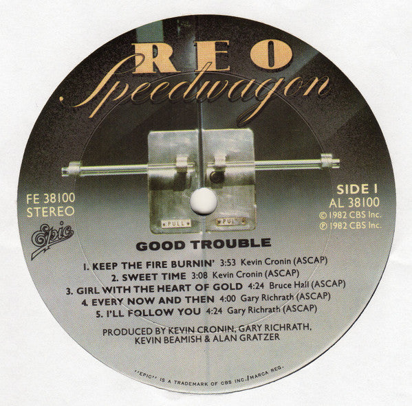 REO Speedwagon : Good Trouble (LP, Album, Pit)