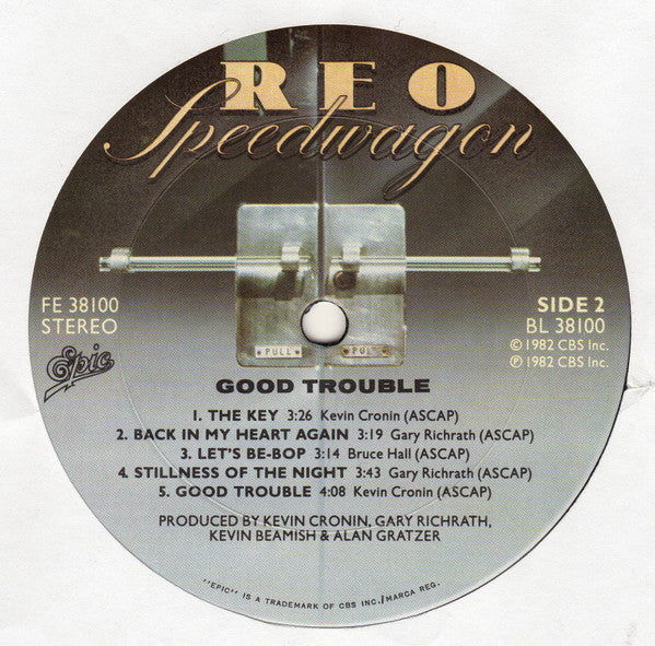 REO Speedwagon : Good Trouble (LP, Album, Pit)