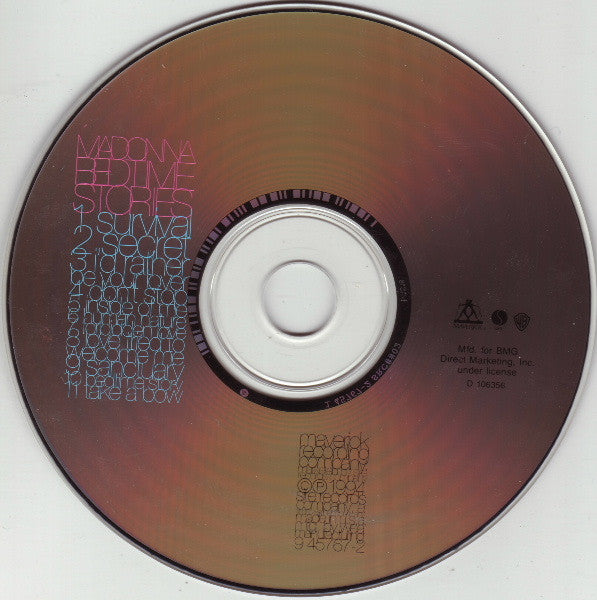 Buy Madonna : Bedtime Stories (CD, Album, Club) Online for a great