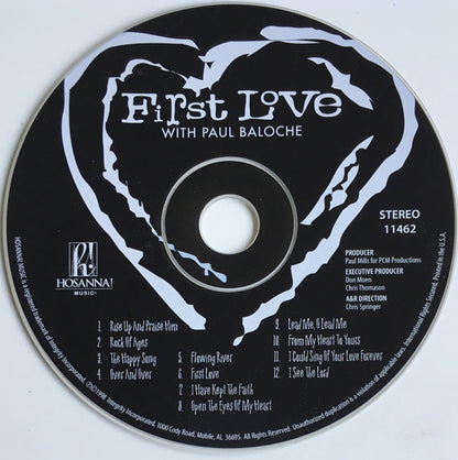 Paul Baloche : First Love (CD, Album)