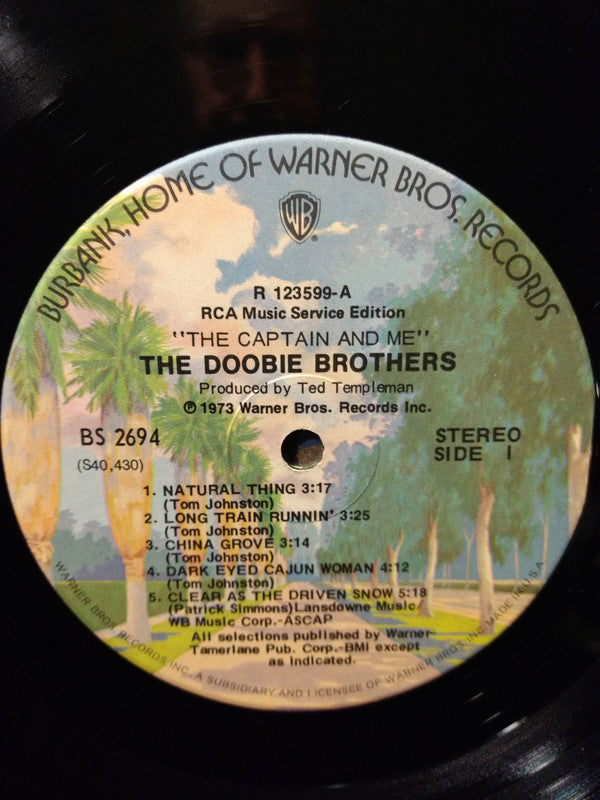 The Doobie Brothers : The Captain And Me (LP, Album, Club)