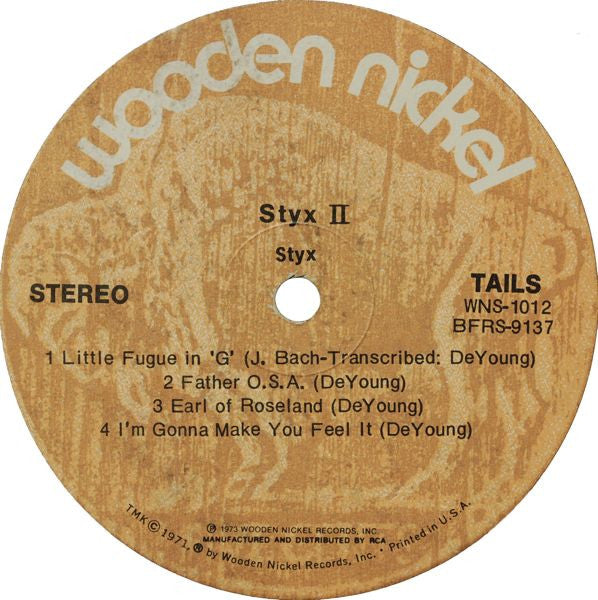 Styx : Styx II (LP, Album, RP, Hol)