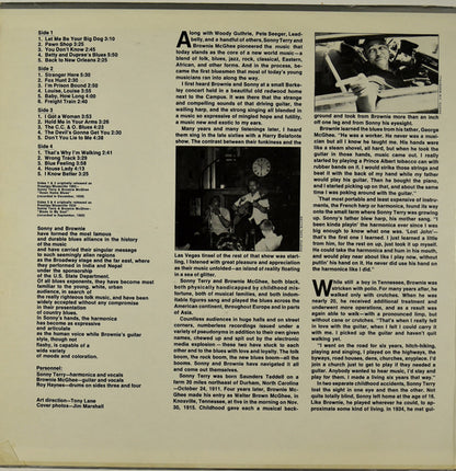 Sonny Terry & Brownie McGhee : Back To New Orleans (LP, RE + LP, RE + Comp, RE)