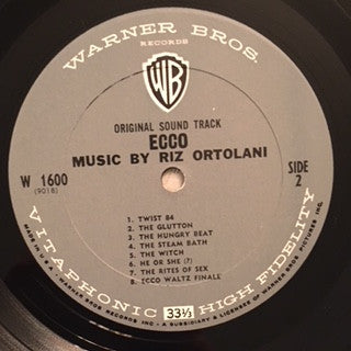 Riz Ortolani : Ecco (Original Soundtrack) (LP, Album, Mono)