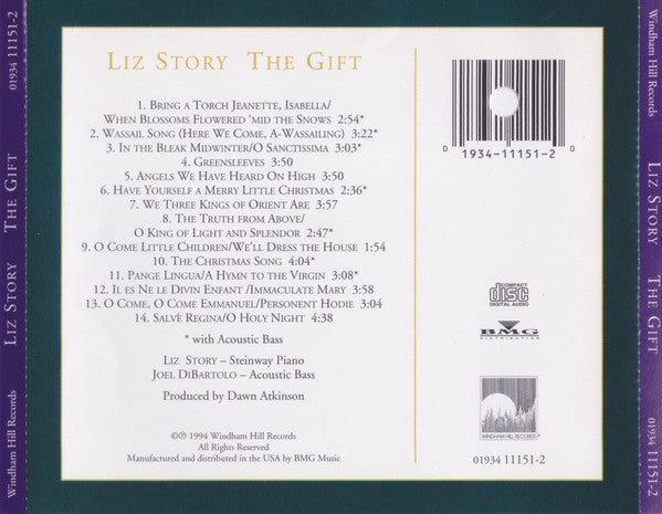 Liz Story : The Gift (CD, Promo)