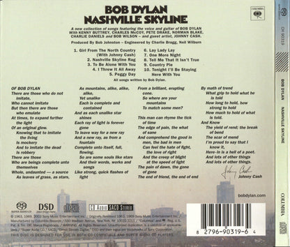 Bob Dylan : Nashville Skyline (SACD, Hybrid, Album, RE, RM)