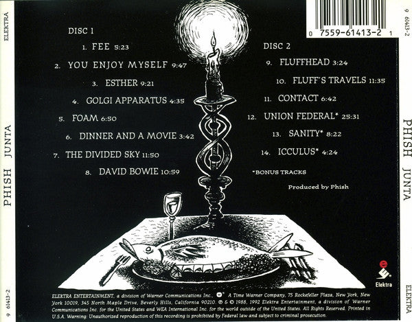Phish : Junta (2xCD, Album, RE)