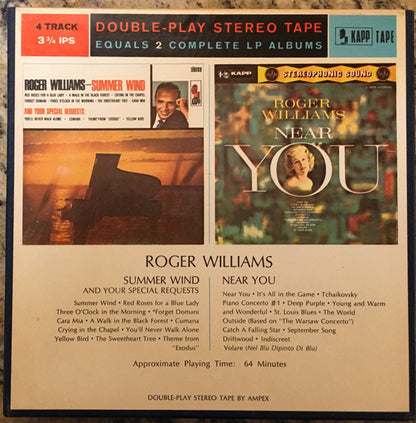 Roger Williams (2) : Summer Wind And Your Special Requests / Near You (Reel, 4tr Stereo, 7" Reel, Comp, Dou)
