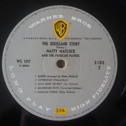 Matty Matlock And The Paducah Patrol : The Dixieland Story (LP, Album)