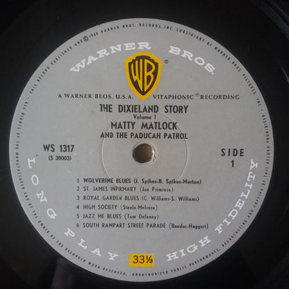 Matty Matlock And The Paducah Patrol : The Dixieland Story (LP, Album)