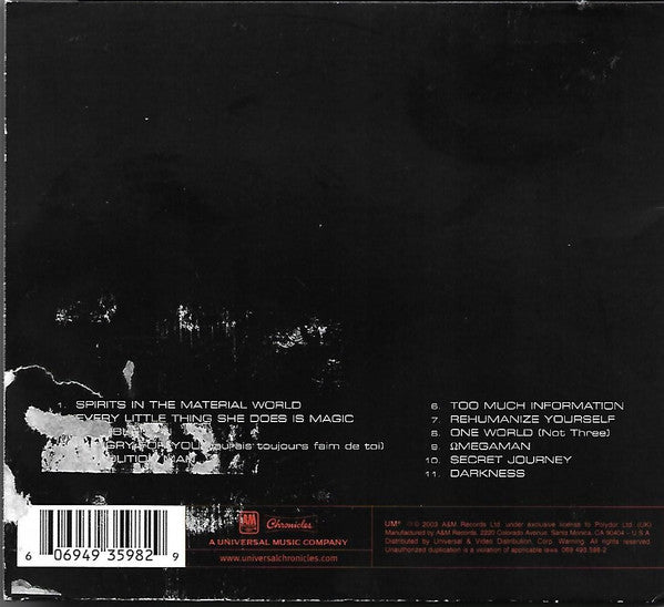 The Police : Ghost In The Machine (CD, Album, RE, RM, RP, Son)