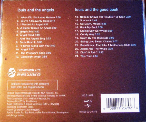 Louis Armstrong : Louis And The Angels / Louis And The Good Book (CD, Comp, RE, RM)