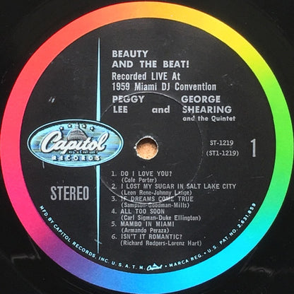 Peggy Lee And George Shearing : Beauty And The Beat! (LP, Album, RE, Los)