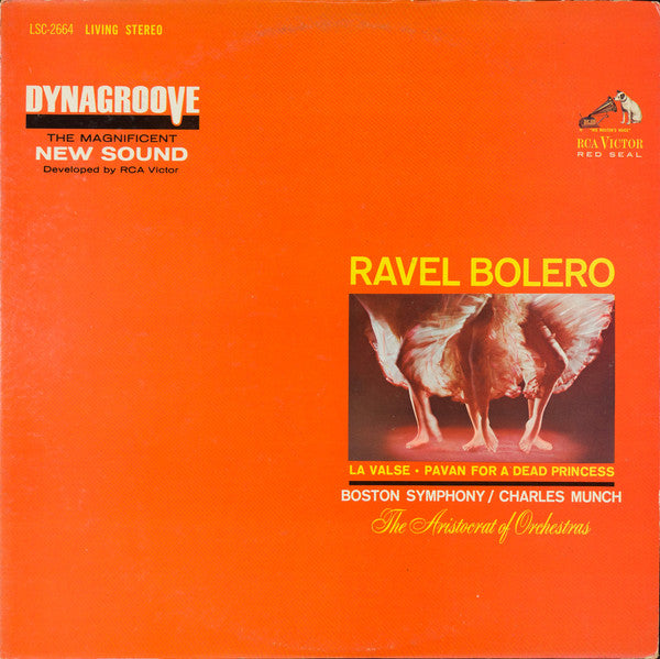 Maurice Ravel - Boston Symphony Orchestra / Charles Munch : Bolero • La Valse • Pavan For A Dead Princess (LP, Album, RE)