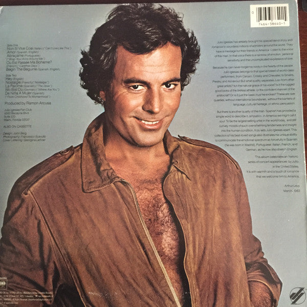 Julio Iglesias : Julio (LP, Album, Car)