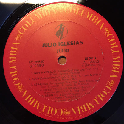 Julio Iglesias : Julio (LP, Album, Car)
