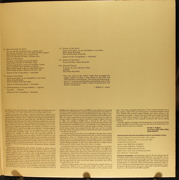 Igor Stravinsky, Alexander Borodin, Robert Shaw, Atlanta Symphony Orchestra And Atlanta Symphony Chorus : The Firebird (Suite, 1919 Version) / Overtures And Polovetsian Dances From Prince Igor (LP, Gat)