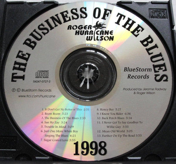 Roger Hurricane Wilson : The Business Of The Blues (CD, Album)