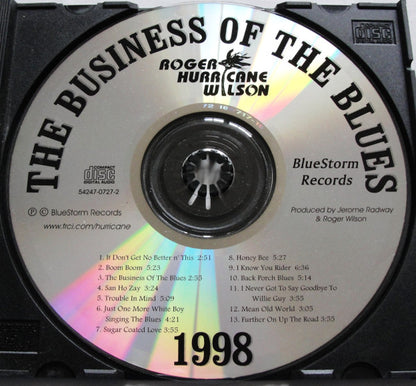 Roger Hurricane Wilson : The Business Of The Blues (CD, Album)