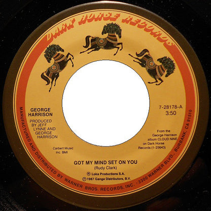 George Harrison : Got My Mind Set On You (7", Single, Spe)