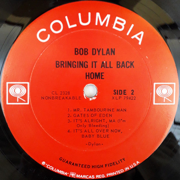 Buy Bob Dylan : Bringing It All Back Home (LP, Album, Mono, Ter Buy Bob Dylan : Bringing It All Back Home (LP, Album, Mono, Ter