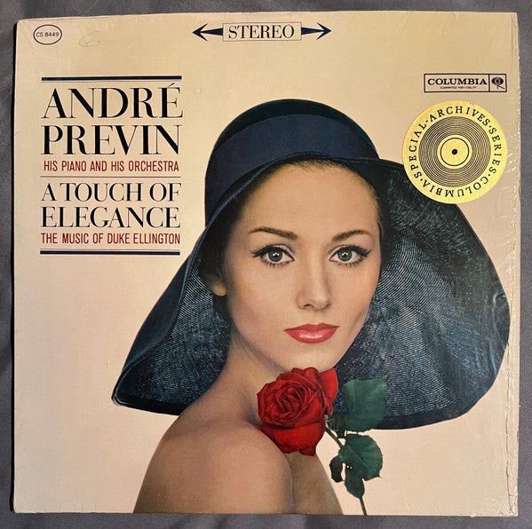 André Previn : A Touch Of Elegance: The Music Of Duke Ellington (LP, Album, RE)