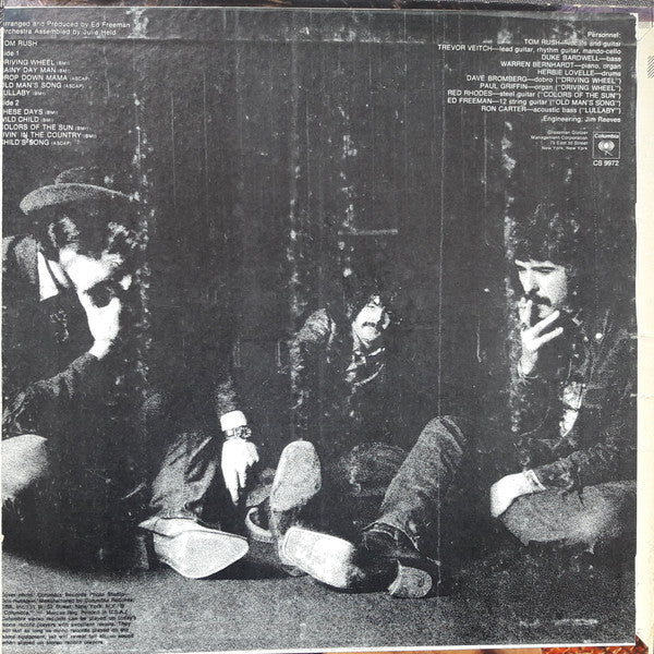 Tom Rush : Tom Rush (LP, Album, RP)