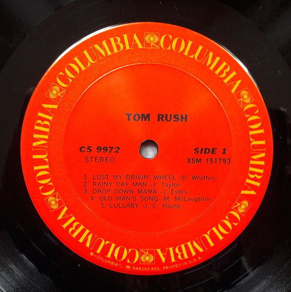 Tom Rush : Tom Rush (LP, Album, RP)