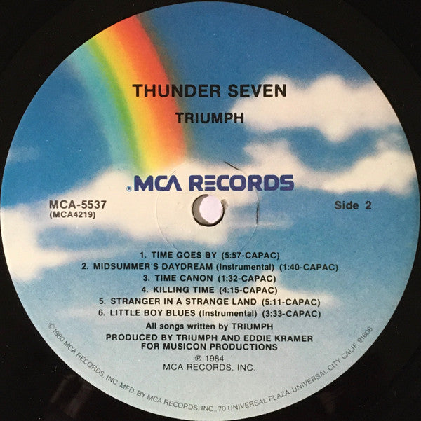 Buy Triumph : Thunder Seven (LP, Album) Online for a great price