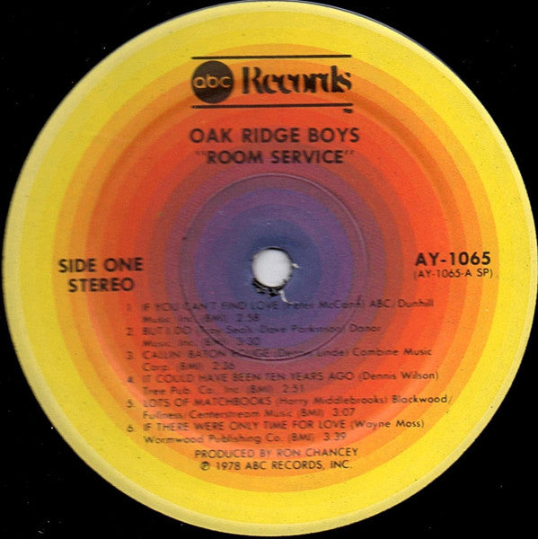 The Oak Ridge Boys : Room Service (LP, Album, Spe)
