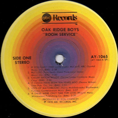 The Oak Ridge Boys : Room Service (LP, Album, Spe)