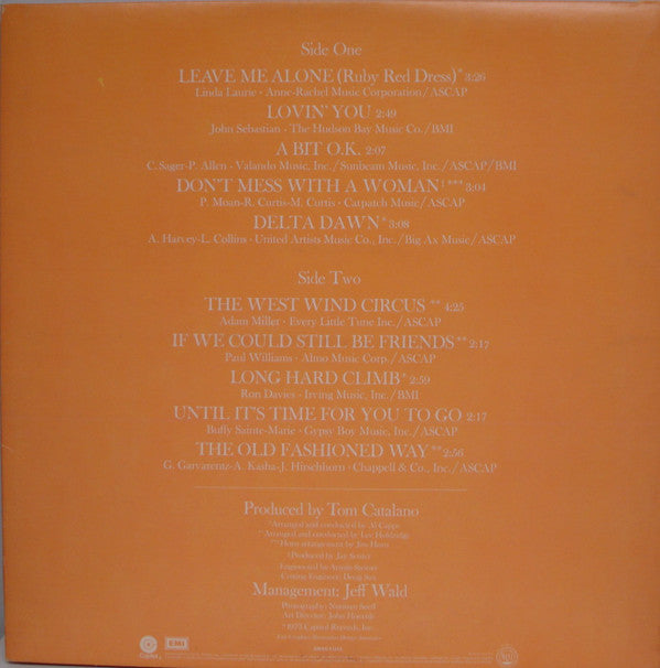 Helen Reddy : Long Hard Climb (LP, Album, Jac)