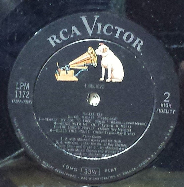 Perry Como : I Believe (LP, Album, Roc)