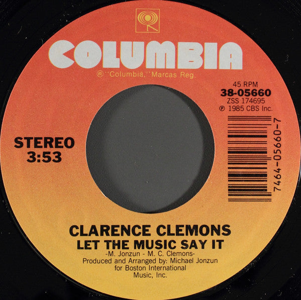 Clarence Clemons And Jackson Browne : You're A Friend Of Mine (7", Single)