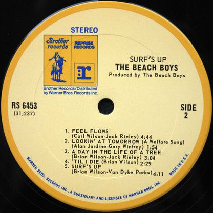 The Beach Boys : Surf's Up (LP, Album, San)