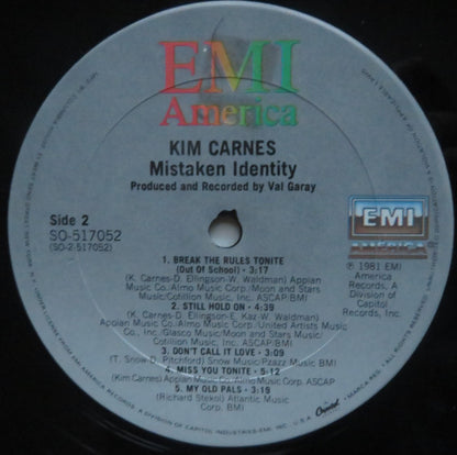 Kim Carnes : Mistaken Identity (LP, Album, Club)