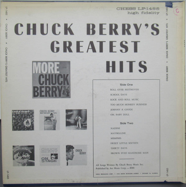 Chuck Berry : Chuck Berry's Greatest Hits (LP, Comp, Mono)