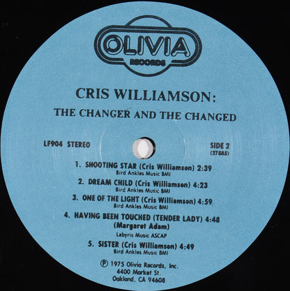 Cris Williamson : The Changer And The Changed (LP, RE)
