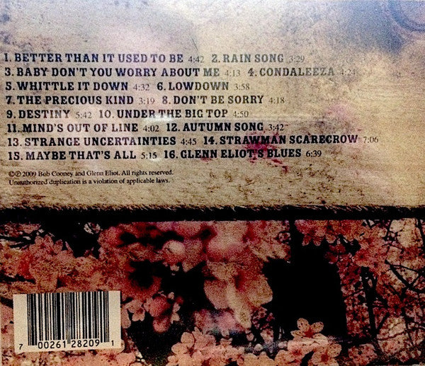 Bob Cooney & Glenn Eliot : In The Pink (CD, Album)