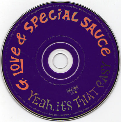 G. Love & Special Sauce : Yeah, It's That Easy (CD, Album)