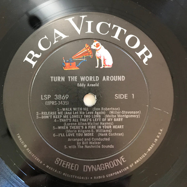 Eddy Arnold : Turn The World Around (LP, Album, Hol)