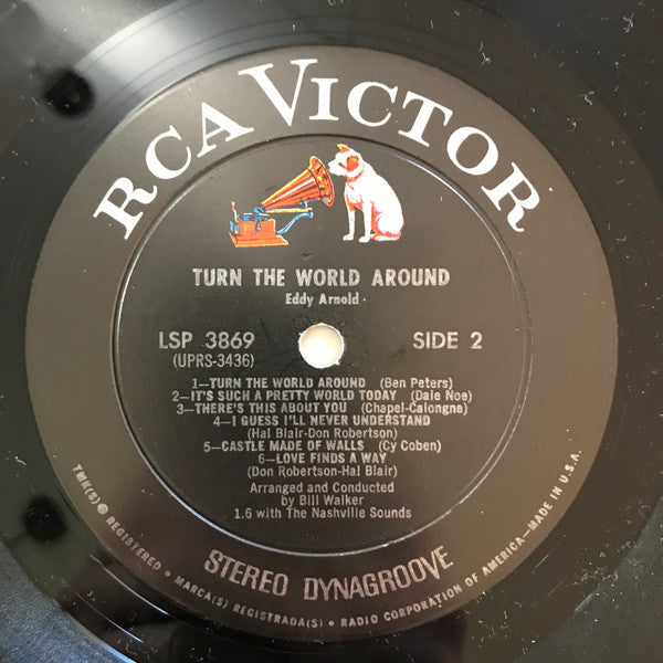 Eddy Arnold : Turn The World Around (LP, Album, Hol)