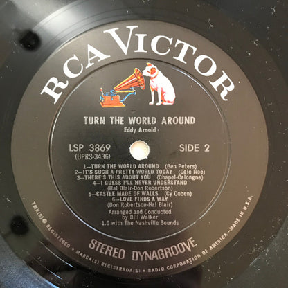 Eddy Arnold : Turn The World Around (LP, Album, Hol)