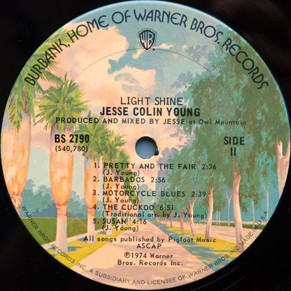 Jesse Colin Young : Light Shine (LP, Album, San)