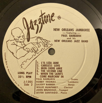 Paul Barbarin And His Jazz Band : New Orleans Jamboree (LP)