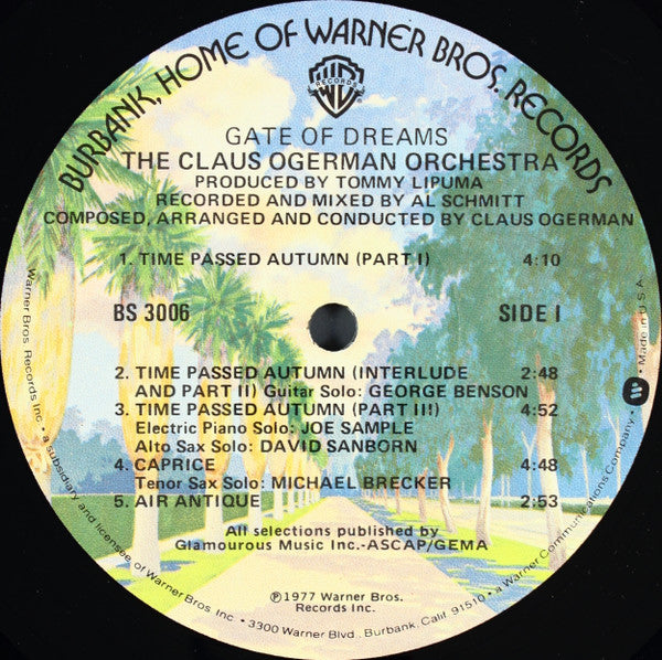 The Claus Ogerman Orchestra : Gate Of Dreams (LP, Album, Los)
