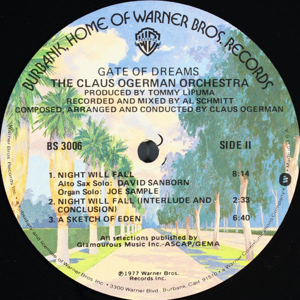 The Claus Ogerman Orchestra : Gate Of Dreams (LP, Album, Los)